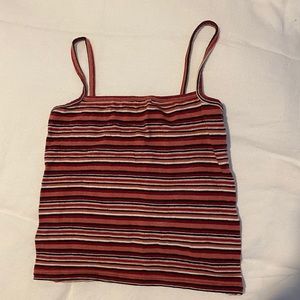 Striped brandy Melville crop top